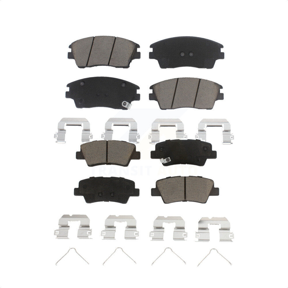 Front Rear Ceramic Brake Pads Kit For Hyundai Tucson Kia Sportage KCX-100333