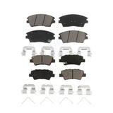 Front Rear Ceramic Brake Pads Kit For Hyundai Tucson Kia Sportage KCX-100333