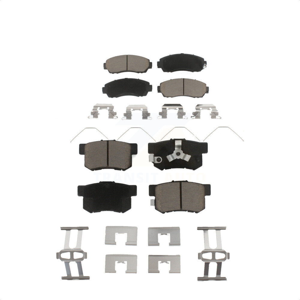 Front Rear Ceramic Brake Pads Kit For Honda CR-V Crosstour Accord KCX-100345