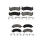 Front Rear Ceramic Brake Pads Kit For 2003-2005 Chevrolet Express 2500 GMC Savana KCX-100357