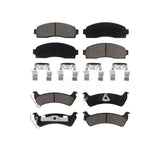 Front Rear Ceramic Brake Pads Kit For Ford Explorer Sport Trac KCX-100377