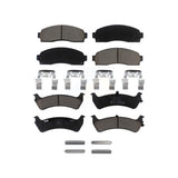 Front Rear Ceramic Brake Pads Kit For 2001 Ford Explorer Sport KCX-100380