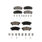 Front Rear Ceramic Brake Pads Kit For Toyota Highlander Sienna Lexus RX350 RX450h KCX-100385