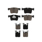 Front Rear Ceramic Brake Pads Kit For 2014-2015 BMW 328i GT xDrive 328d With Blue Painted Calipers KCX-100390