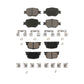 Front Rear Ceramic Brake Pads Kit For 2005-2010 Scion tC KCX-100401