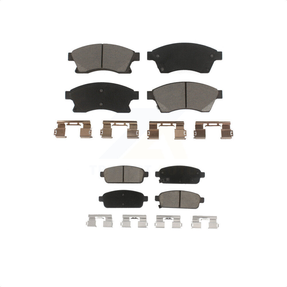 Front Rear Ceramic Brake Pads Kit For Chevrolet Cruze Buick Sonic Encore Trax Verano Limited Volt Orlando KCX-100409
