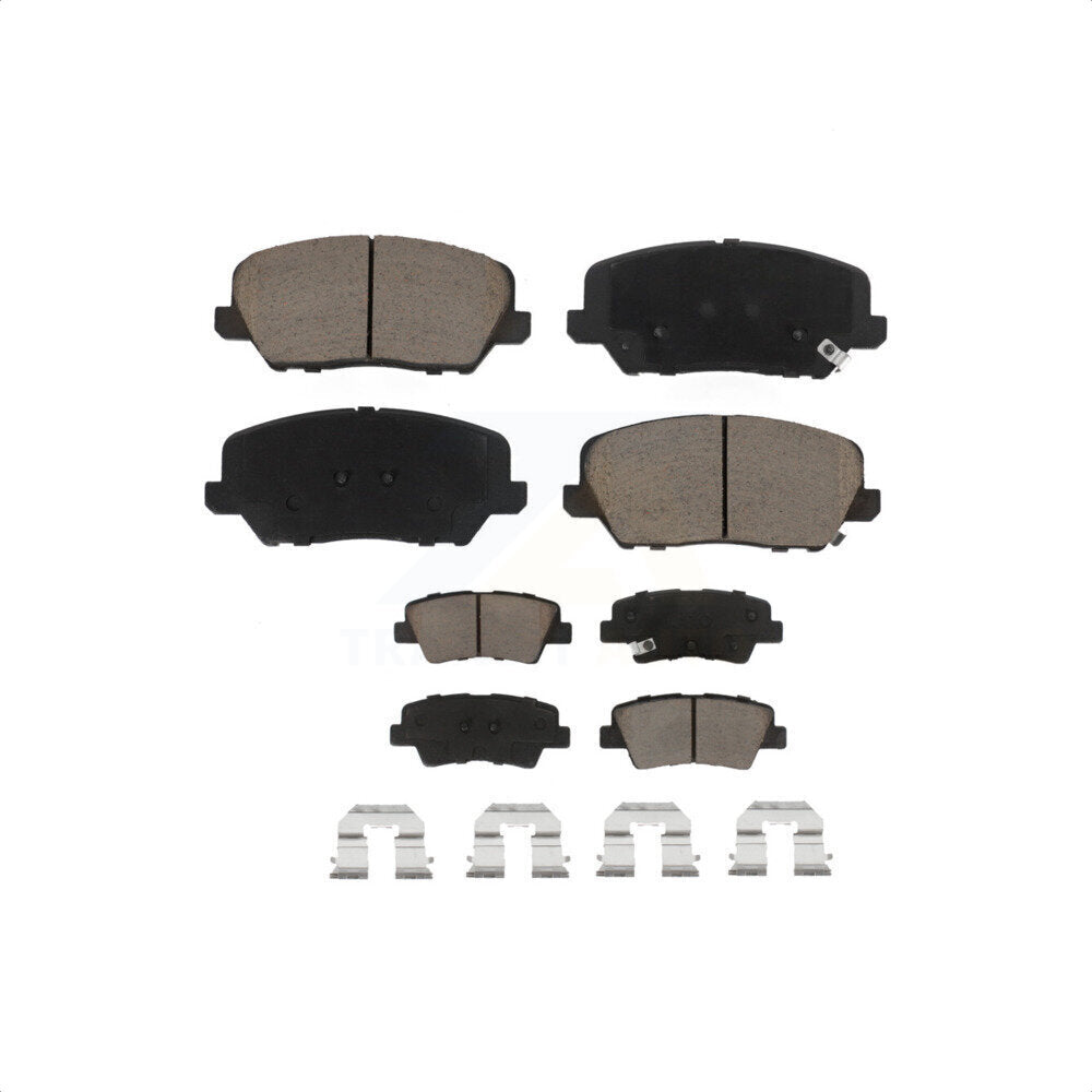 Front Rear Ceramic Brake Pads Kit For Kia Forte Forte5 SX KCX-100442