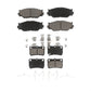 Front Rear Ceramic Brake Pads Kit For Lexus IS250 KCX-100498