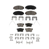 Front Rear Ceramic Brake Pads Kit For 2015 Honda Civic Natural Gas KCX-100528