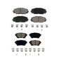 Front Rear Ceramic Brake Pads Kit For 2019 Toyota Corolla 1.8L With Electric Parking KCX-100536