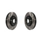 Front Coated Drilled Slotted Disc Brake Rotors Pair For Chevrolet Cruze Sonic Limited Volt Bolt EV EUV KD-100006