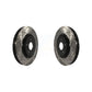 Front Coated Drilled Slotted Disc Brake Rotors Pair For Ford Mustang KD-100012