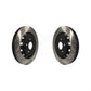 Front Coated Drilled Slotted Disc Brake Rotors Pair For Ford Explorer Taurus Flex Police Interceptor Utility Lincoln Sedan MKS MKT Special Service KD-100018