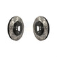 Front Coated Drilled Slotted Disc Brake Rotors Pair For Mini Cooper Countryman KD-100060