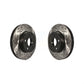 Front Coated Drilled Slotted Disc Brake Rotors Pair For Mercedes-Benz C300 C250 C230 KD-100075