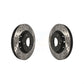 Front Coated Drilled Slotted Disc Brake Rotors Pair For Mitsubishi Lancer KD-100081