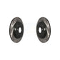 Rear Coated Drilled Slotted Disc Brake Rotors Pair For Ford Explorer Edge Taurus Flex Lincoln Five Hundred MKX Freestyle Mercury MKS Montego MKT X Sable KD-100121