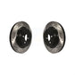 Rear Coated Drilled Slotted Disc Brake Rotors Pair For Dodge Charger Magnum KD-100135
