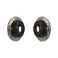 Rear Coated Drilled Slotted Disc Brake Rotors Pair For Honda CR-V Acura RDX KD-100151