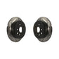 Rear Coated Drilled Slotted Disc Brake Rotors Pair For Lexus IS250 KD-100157