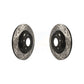 Rear Coated Drilled Slotted Disc Brake Rotors Pair For Audi Q5 A4 Quattro A5 A7 allroad A6 S5 Sportback KD-100168