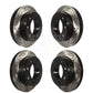 Front Rear Coated Drilled Slotted Disc Brake Rotors Kit For Chevrolet Express 2500 GMC Savana 3500 KD-100205