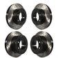 Front Rear Coated Drilled Slotted Disc Brake Rotors Kit For Ford F-250 Super Duty F-350 4WD KD-100236