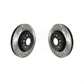 Front Coated Drilled Slotted Disc Brake Rotors Pair For Ram 1500 KD-100432