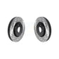 Front Coated Drilled Slotted Disc Brake Rotors Pair For Infiniti FX35 FX37 QX70 FX45 INFINITI KD-100439