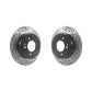 Rear Coated Drilled Slotted Disc Brake Rotors Pair For Hyundai Sonata Kia Optima Tucson Azera Cadenza KD-100531