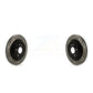Rear Coated Drilled Slotted Disc Brake Rotors Pair For Volvo S60 XC70 S80 V60 Cross Country V70 KD-100533