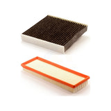 Air And Cabin Filters Kit For 2012-2017 Fiat 500 1.4L with Naturally Aspirated KFL-100016