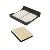 Air And Cabin Filters Kit For 2019 Subaru Crosstrek PLUG-IN HYBRID EV-GAS (PHEV) engine With O.E. Part Number 72880-FG000 KFL-100436
