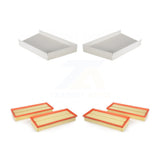 Air And Cabin Filters Kit For Mercedes-Benz C240 C230 CLK350 C250 C320 C280 CLK320 CLK500 CLK550 C350 C32 AMG C55 CLK55 E300 E280 KFL-100527