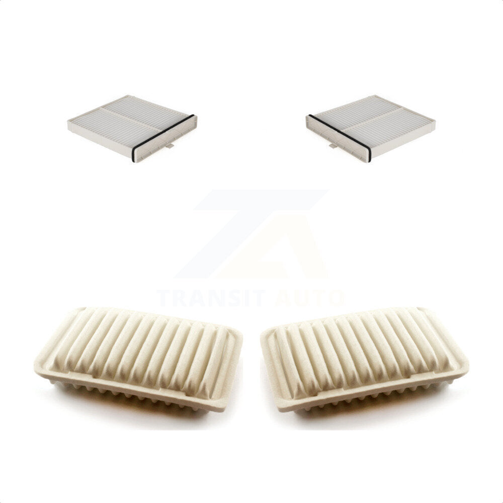 Air And Cabin Filters Kit For 2019 Toyota Yaris 1NZ-FE engine designation KFL-100860