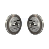Front Coated Disc Brake Rotors And Hub Assembly Pair For Ford F-150 Lincoln Mark LT With 6 Lug Wheels RWD KG-100007