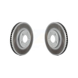 Front Coated Disc Brake Rotors Pair For Chevrolet Buick Impala LeSabre Cadillac DeVille Monte Carlo Pontiac Park Avenue Bonneville Camaro Firebird Oldsmobile Seville Eldorado Aurora Intrigue Riviera KG-100014