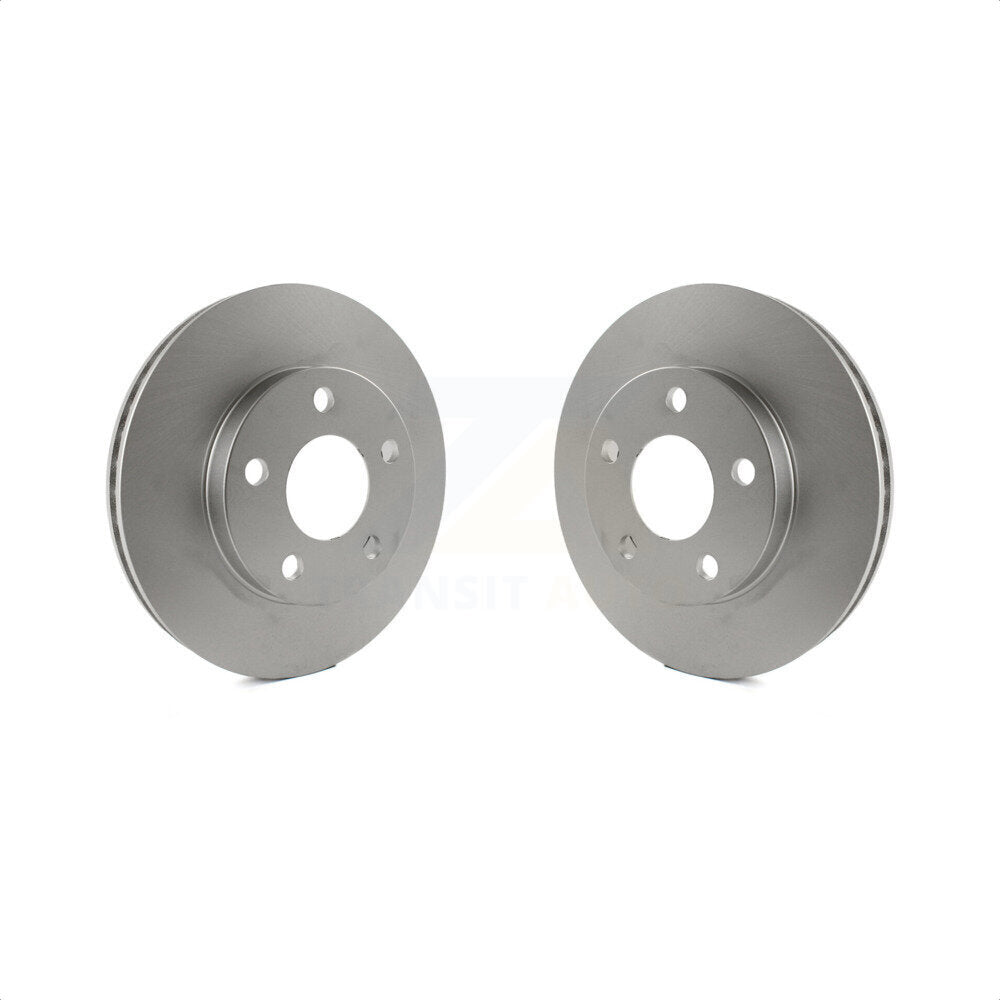 Front Coated Disc Brake Rotors Pair For Chevrolet Pontiac Grand Am Malibu Oldsmobile Alero Classic Cutlass KG-100015