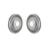 Front Coated Disc Brake Rotors Pair For Buick Rendezvous Pontiac Aztek KG-100020