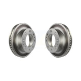 Front Coated Disc Brake Rotors Pair For Chevrolet Express 3500 GMC Savana Silverado HD Sierra Classic 4500 KG-100021