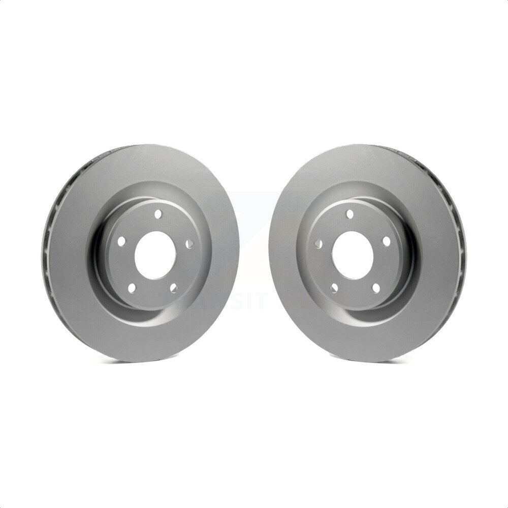 Front Coated Disc Brake Rotors Pair For Chevrolet Corvette Cadillac XLR KG-100033