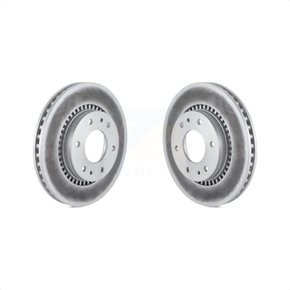 Front Coated Disc Brake Rotors Pair For Chevrolet Trailblazer GMC Envoy Buick Rainier Isuzu Ascender KG-100039