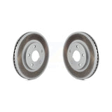 Front Coated Disc Brake Rotors Pair For Chevrolet HHR KG-100041