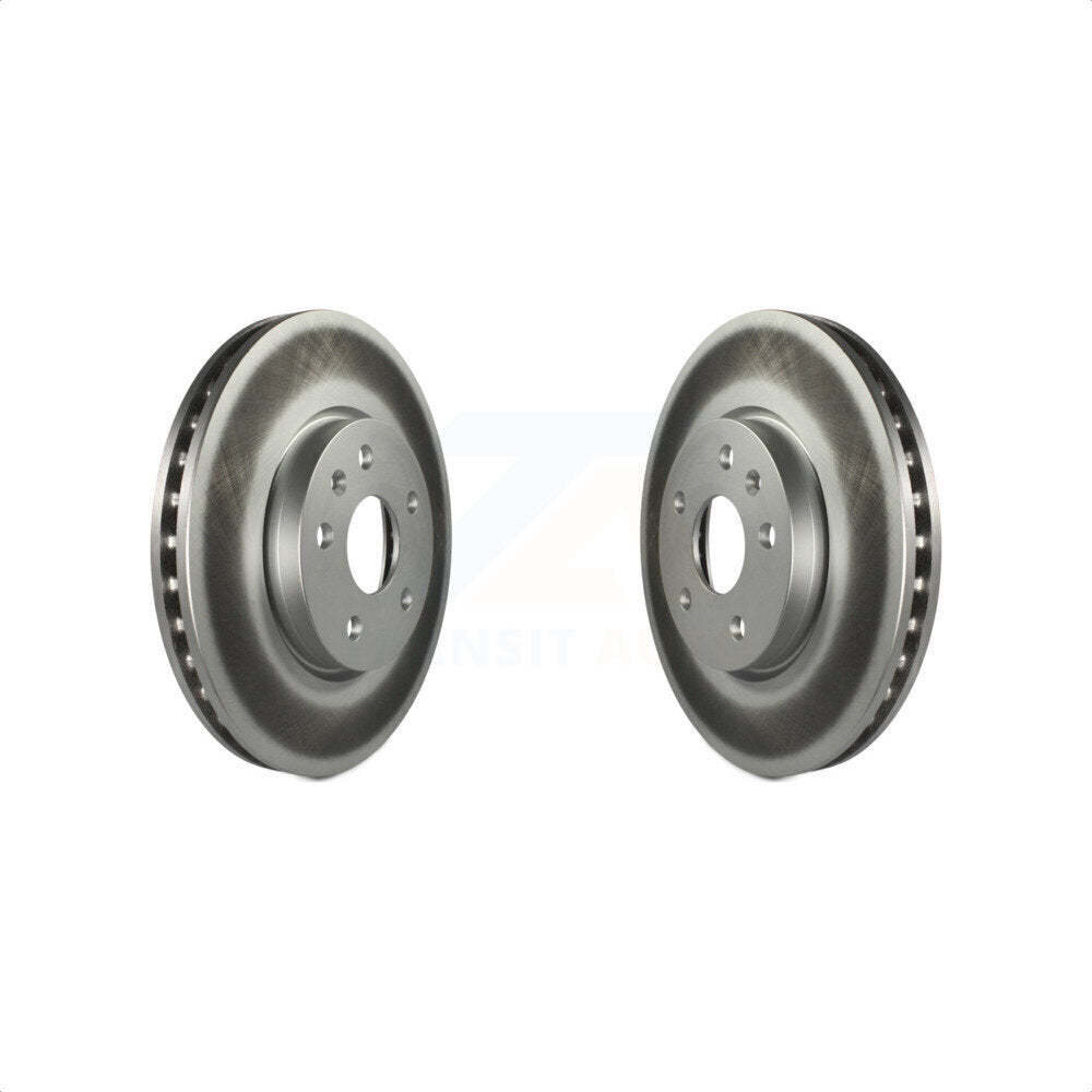 Front Coated Disc Brake Rotors Pair For Chevrolet Equinox GMC Terrain Malibu Camaro Buick Impala LaCrosse Regal Limited Corvette Allure KG-100052