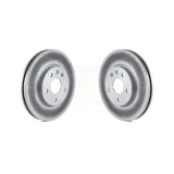 Front Coated Disc Brake Rotors Pair For Chevrolet Cruze Sonic Limited Volt Bolt EV EUV KG-100055