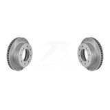 Front Coated Disc Brake Rotors Pair For Chevrolet Silverado 2500 HD GMC Sierra 1500 3500 Suburban KG-100057