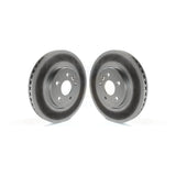 Front Coated Disc Brake Rotors Pair For Chevrolet Buick Encore Trax Sonic KG-100059
