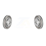 Front Coated Disc Brake Rotors Pair For Cadillac ATS CT4 KG-100060