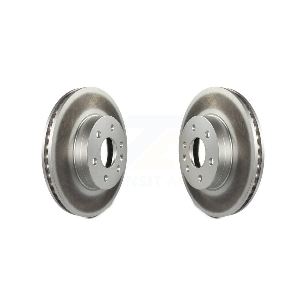 Front Coated Disc Brake Rotors Pair For 2015-2020 Chevrolet Colorado GMC Canyon KG-100062