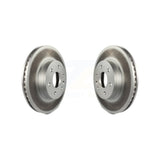 Front Coated Disc Brake Rotors Pair For 2015-2020 Chevrolet Colorado GMC Canyon KG-100062